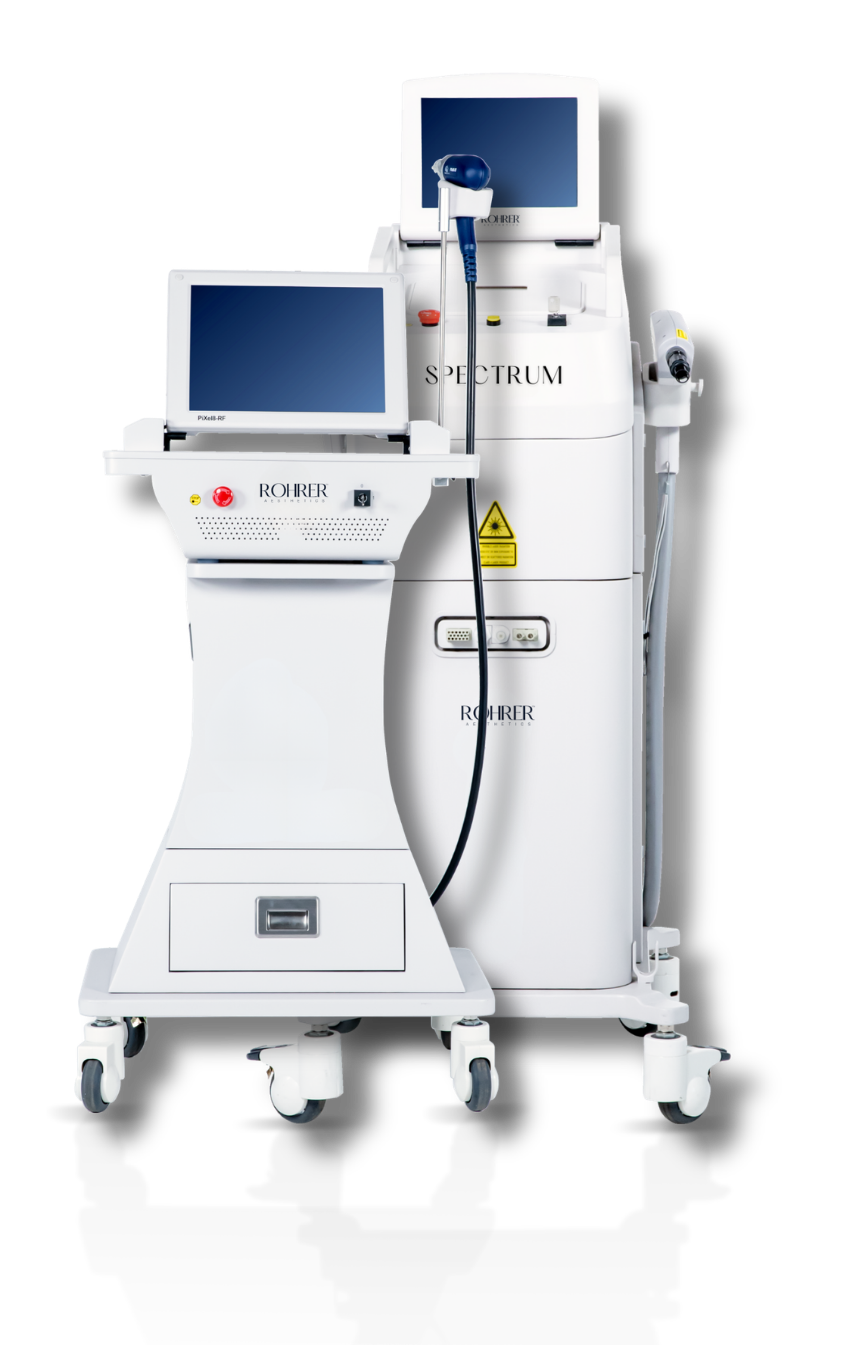 PiXel8 and Spectrum aesthetic devices with 40+ treatment options featured in Rohrer Aesthetics bundle promotion for $99,900