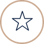A star in a circle, differentiate your practice